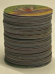 Vintage Set Of “40” LOONEY TUNES HOLOGRAPHIC TAZOS (POGS) /SABRITAS MEXICO 1994