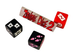 Zombie Dice Expansion Set 2 & 3, w/2 Bag o’ Brains 50 Markers Game Steve Jackson