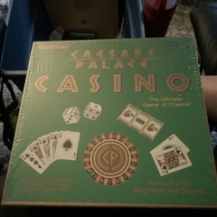 GamePlan Caesars Palace Casino Board Game Complete Vintage 1995 2+ Players Dice