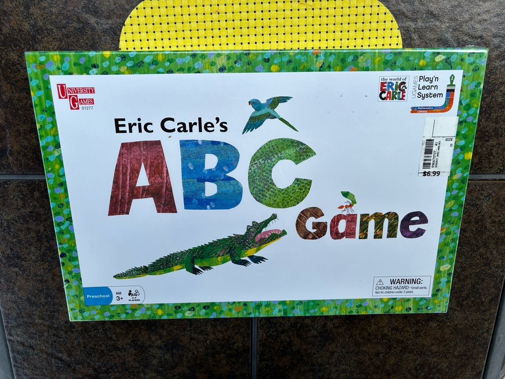 2009 Eric Carle’s ABC Game by University Games Toddlers Preschool NEW Sealed