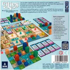 Cities Board Game Devir DEVCITIESEN City Building Family Tile Game New in Shrink