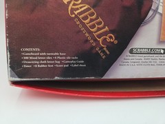 Milton Bradley 4034 Scrabble Deluxe Edition Board Game – Complete