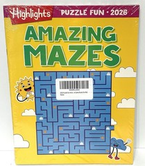 HIGHLIGHTS Kids Activity Puzzle Book Set 4 Fun Books Mazes Word Games Brain, NEW