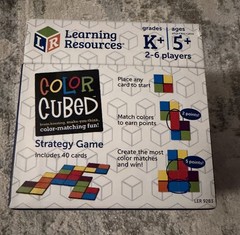 Learning Resources Color Cubed Multicolored Brain teaser 40 Pieces Strategy Game