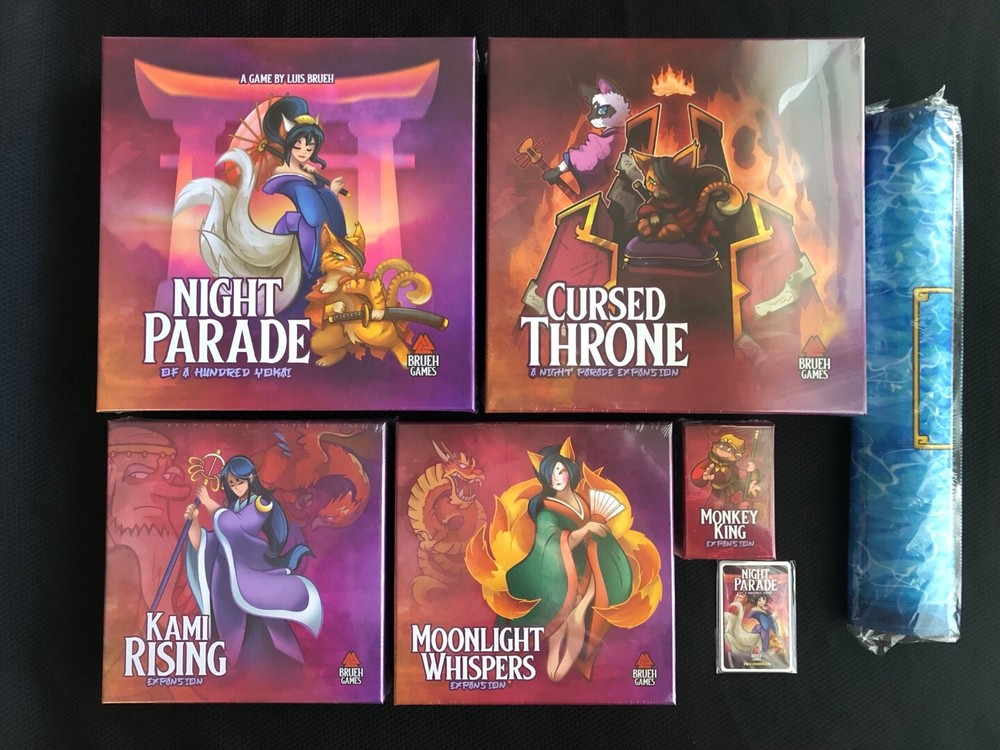 NIGHT PARADE of a Hundred Yokai + All Expansions + Playmat – New/Sealed