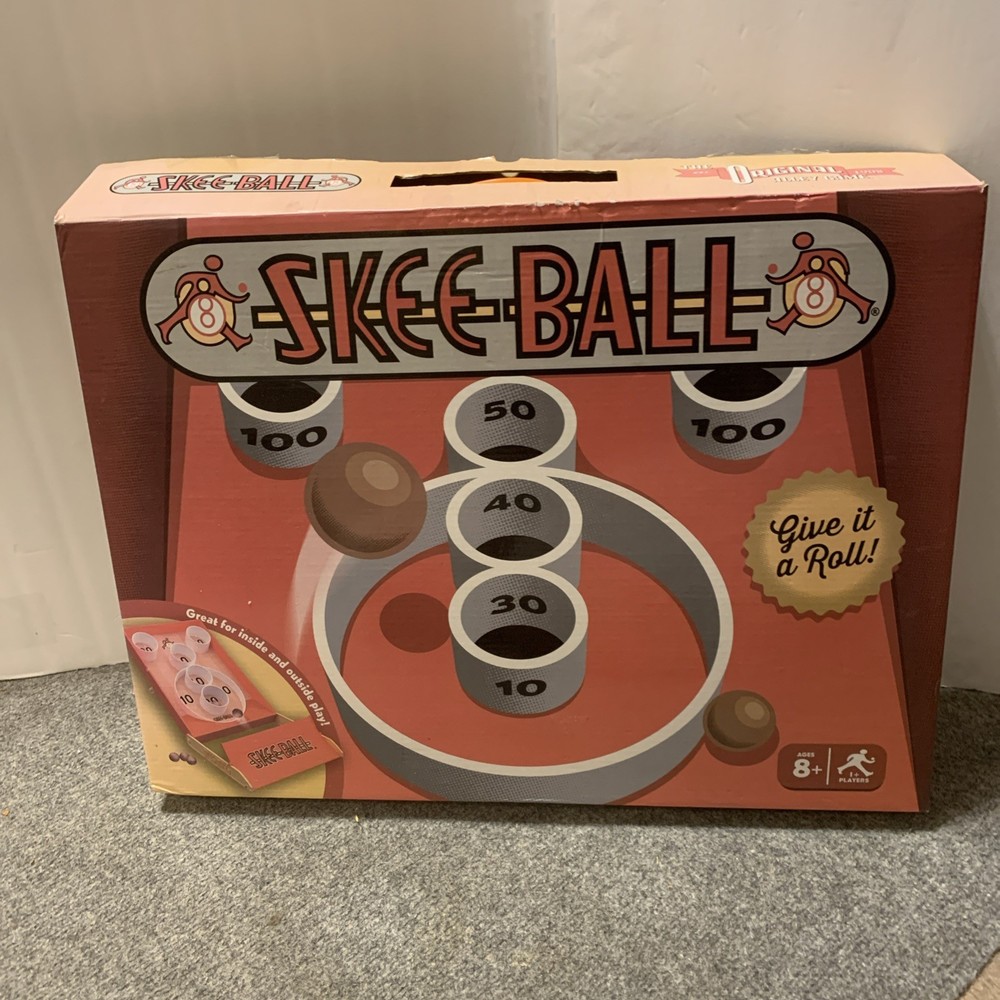 SkeeBall The Classic Arcade Game Fun and Portable Tabletop 28 x 14