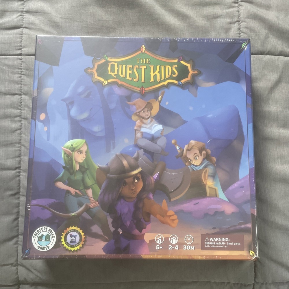 The Quest Kids Board Game for Kids Ages 5+ Family Fantasy Tabletop Adventure NEW