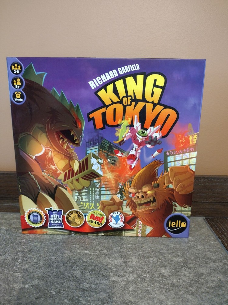 King of Tokyo Board Game Richard Garfield Complete Open Box