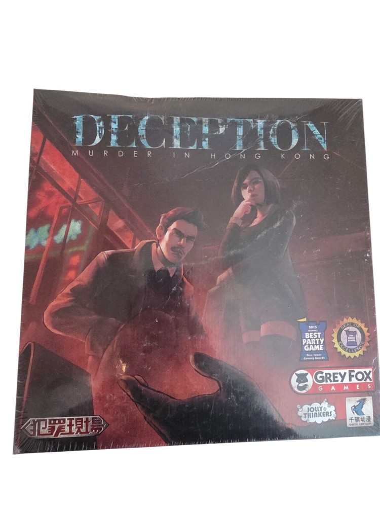 Deception – Murder in Hong Kong Board Game (2021) New!
