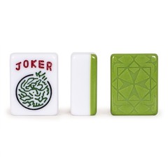 American Mahjong Set, “Verdant Santorini� – 166 Tiles with Green Soft Case