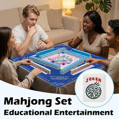 American Mahjong Tile Set with 166 Tiles, 1.2-Inch Mah Jongg Sets, Mahjong…