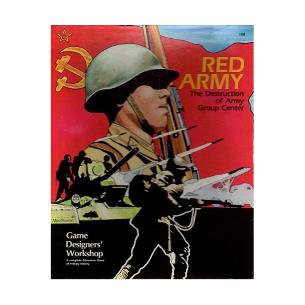 GDW Wargame Red Army – Destruction of Army Group Center Box Fair/VG+