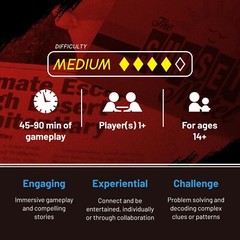 Hunt a Killer Murder at the Motel Interactive Mystery Board Game for 1-5 Players