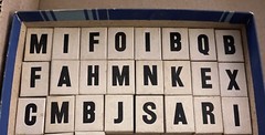 1934 ANAGRAMS WORD (270 PC Tile) GAME-Whitman Publishing-Made In USA