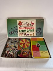 MacDonald’s Farm Board Game Animals Farm Spinner Vtg 1965 County Fair Selchow