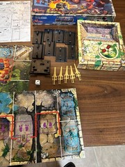 Masters of Universe Battle for Eternia Board Game He-Man 1985 Partial Set in Box