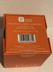 Talking Tables – After Dinner Food & Drink Trivia 120 Questions Game – NEW