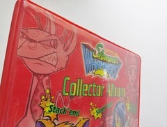 1990s Slammer Whammers OFFICIAL COLLECTOR RED ALBUM Pog Cap Imperial BINDER