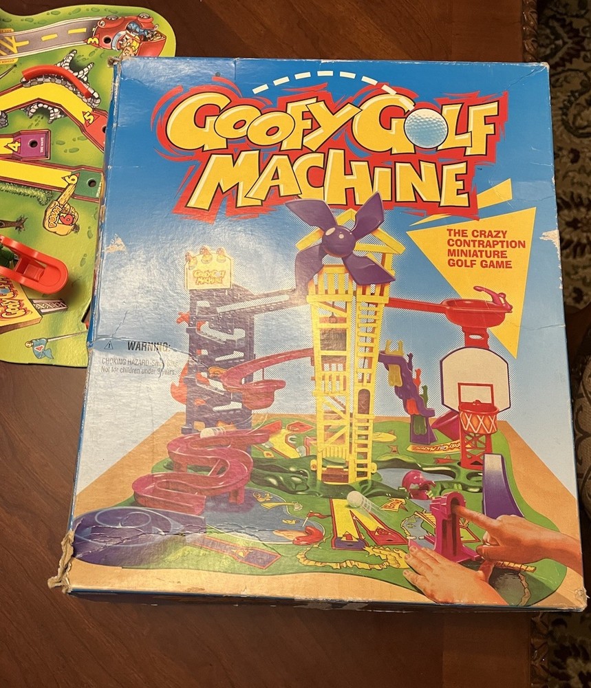 Vintage 1994 Parker Brothers Goofy Golf Machine Board Game COMPLETE