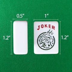 American Mah Jongg 166 Tile Mahjong Set 4 All-in-One Rack Pushers w/ Carry Bag