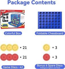 Educational Big Size 4 in a Row Game for Kids – Perfect for Family Gatherings!