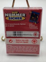 Vintage NOS Factory Sealed GERMAN Auf Nummer Sicher Strategy Game *RARE*