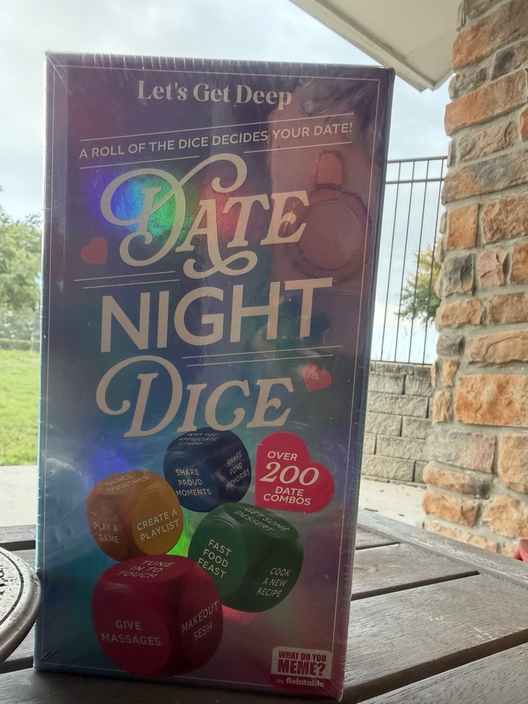 Let’s Get Deep Date Night Dice Couples Game New Sealed 200+ Date Ideas