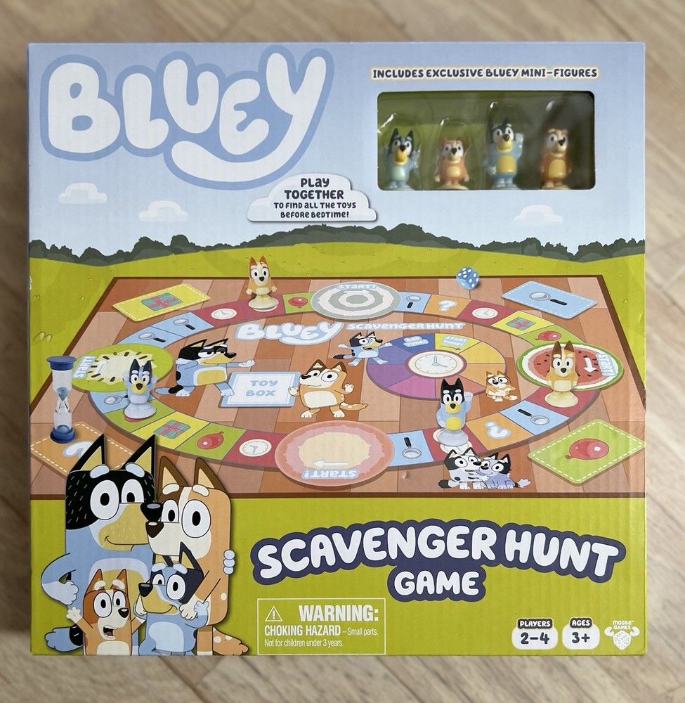 Bluey Scavenger Hunt Game- NIB