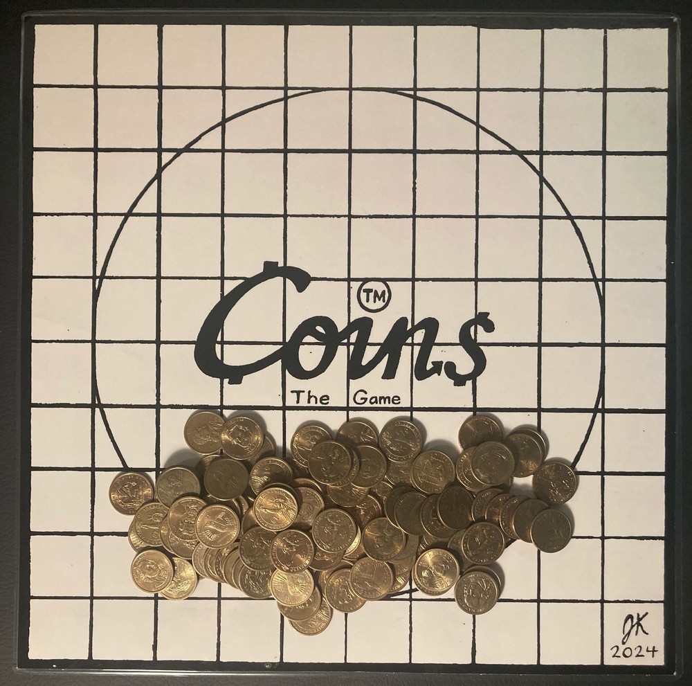 Coins The Game 16″ with 100 US Golden Dollar Coins