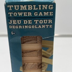 Tumbling Towers Stacking Game -72 Piece Set -Wood CRAFT Blocks, Great for craft