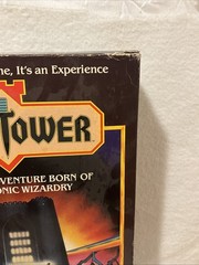1981 Dark Tower Board Game BOX ONLY DAMAGED Milton Bradley