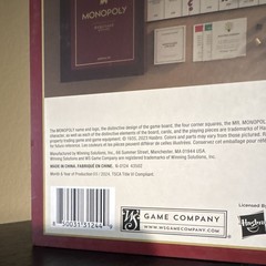 WS Game Company Monopoly Heritage Edition Board Game, 2-6 Players, Ages 8+