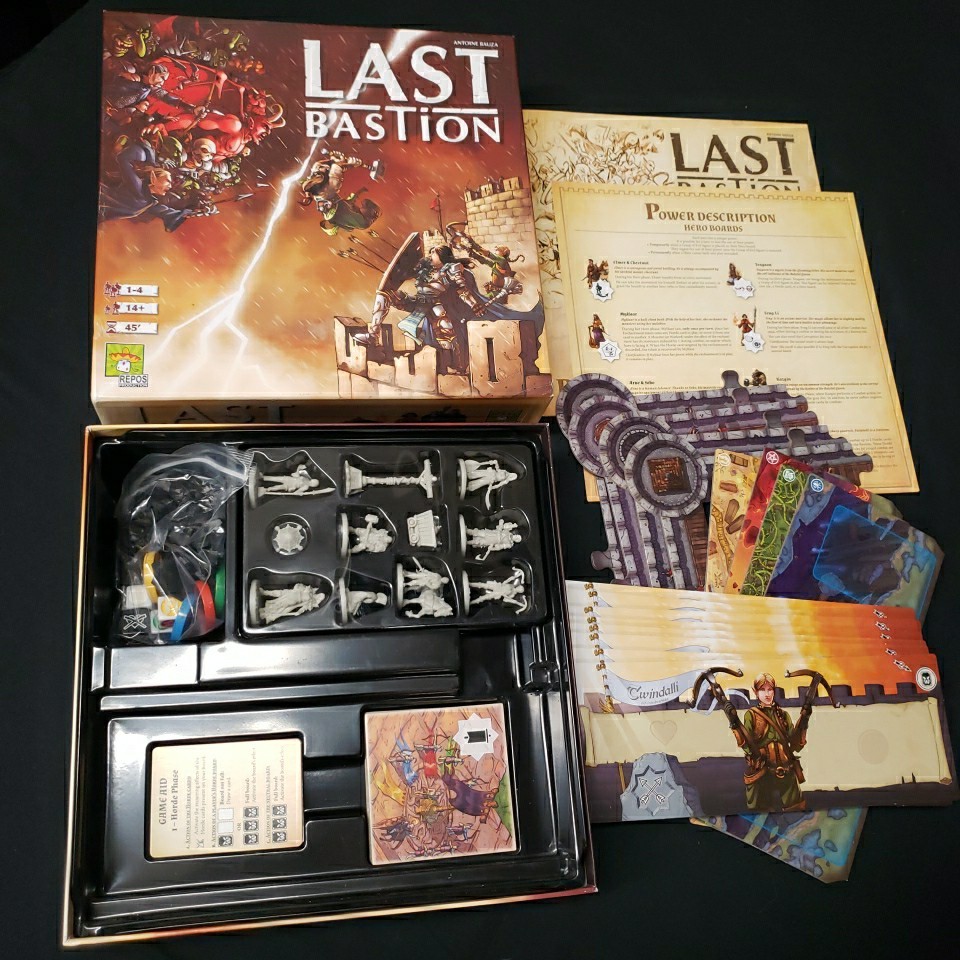 Last Bastion (Board Game, 2019) Repos Production cooperative Bauza COMPLETE