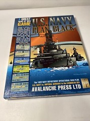 Avalanche Press U.S. Navy Plan Black Board Game-Open Box/Unpunched