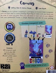 Canvas – Board Game By R2i Games NEW OPEN BOX