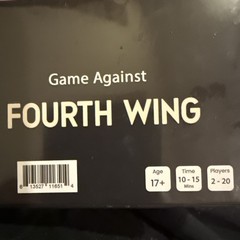 Game Against Fourth Wing – Party Card Games For Adults NEW SEALED