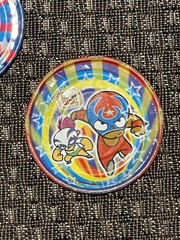 Lot Of 5 Rare Mega Tazos Pogs Mexico ¡MUCHA LUCHA! BIGER SIZE Metal
