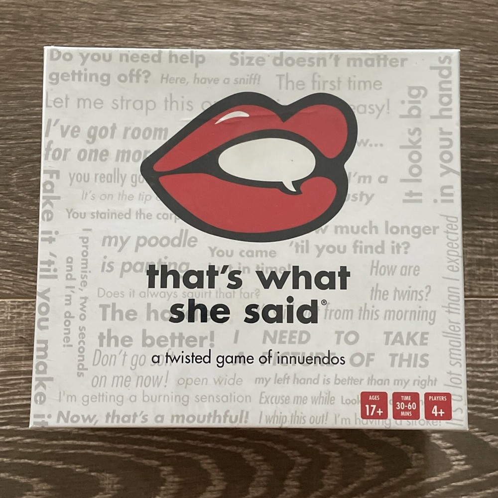 That’s What She Said Game – The Hilariously Twisted Party Game Adults Only NEW