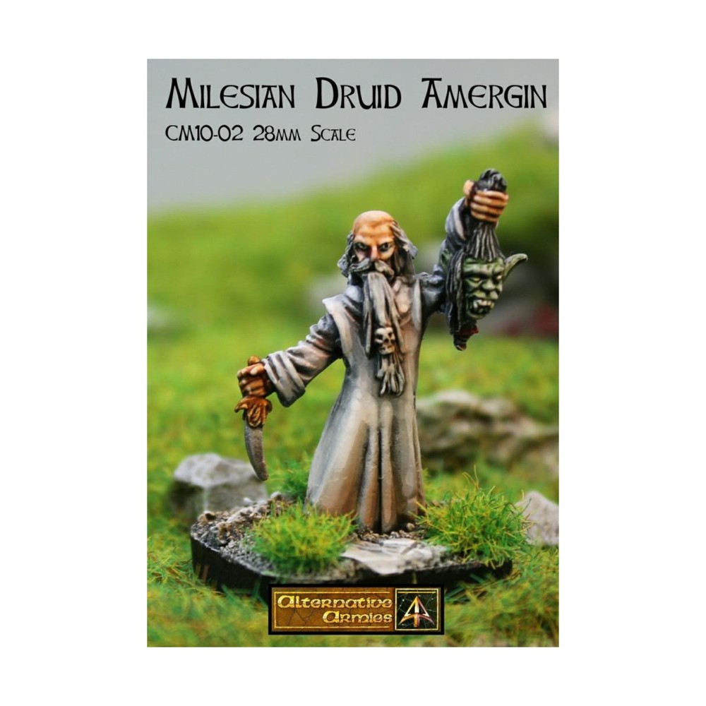 Alternative Armies Mini 28mm Milesian Druid Amergin Pack New