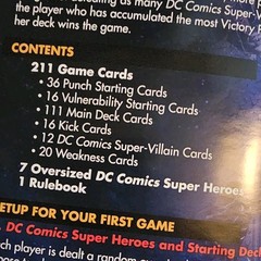 DC COMICS Deck-Building Game Heroes Unite Cryptozoic Cards Super Villains 2013