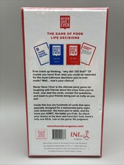 NEW NEVER HAVE I EVER- The Game of Poor Life Decisions A Game Night Favorite!