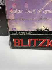 VTG 1965 Avalon Hill: Blitzkrieg – Realistic GAME of Lightning Warfare – READ!