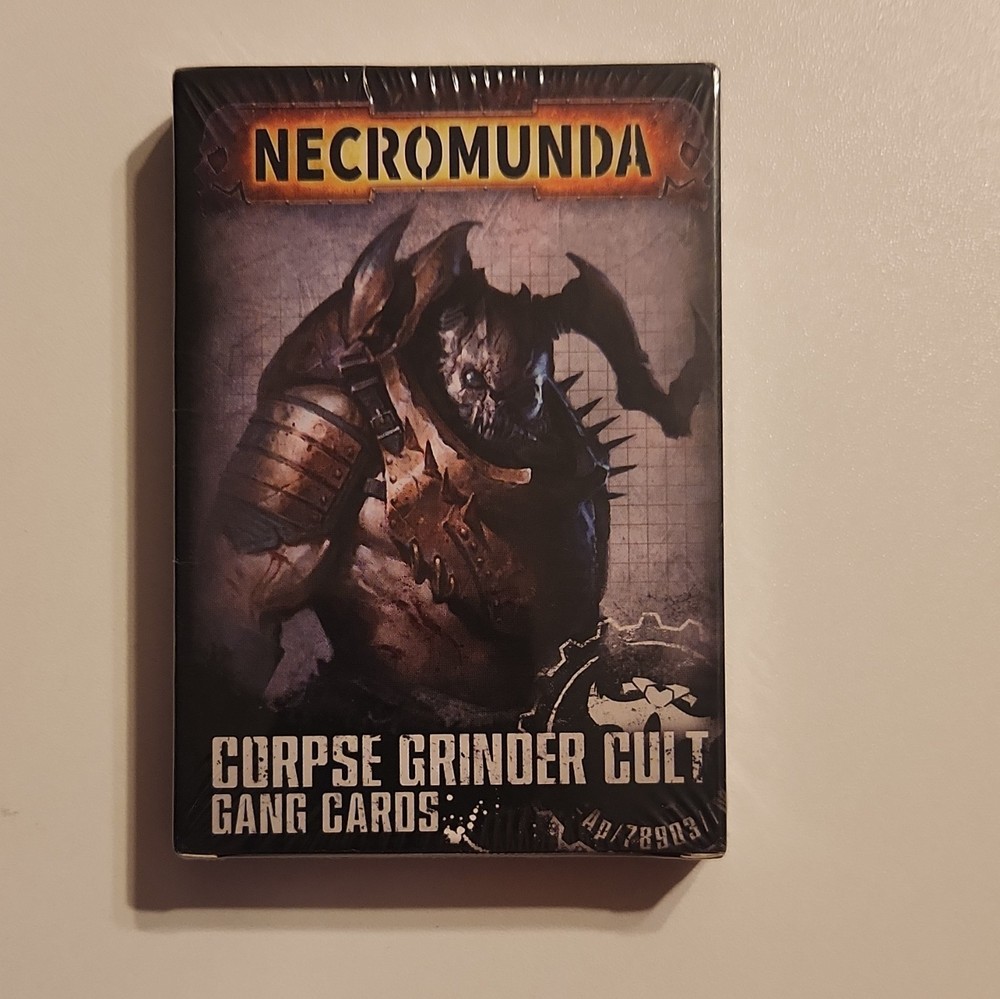 Necromunda Corpse Grinder Cult Gang Card Deck OOP Games Workshop