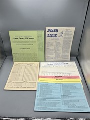 Statis Pro Major League Baseball Game Avalon Hill #9240 Scoresheet -Cards MORE!