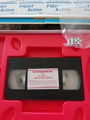 Video Cassette Games Boardgame VCR Top Rank Boxing Open But Unpunched.