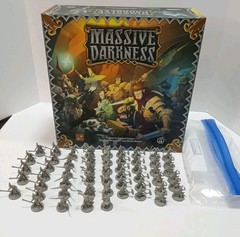 Lot Of Massive Darkness Board Game Base & Expansions C-Mon Complete!!!!