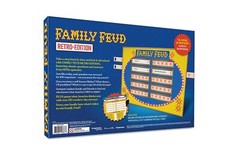 Family Feud Retro Edition Card Game Classic Fun for Family and Friends 80s Style
