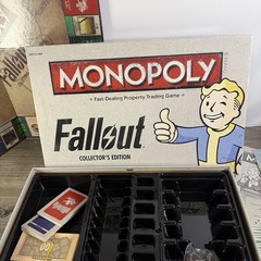 Fallout Monopoly Collector’s Edition Hasbro 2015 Complete Family Game Night