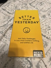Better Than Yesterday What Do You Meme? 365 Daily Challenges NEW