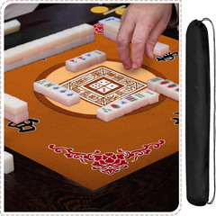 Anti Slip Noise Reduction Mahjong Table Mat with Carrying Bag 31.5 Inches